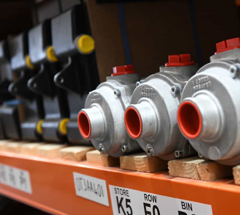 Close up of aftermarket stock at Grayson Thermal Systems' stores